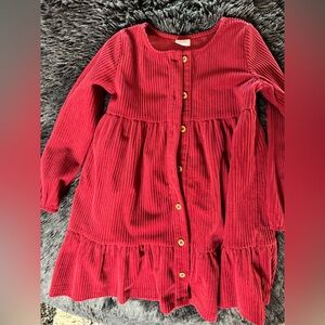 Wonder Nation Red Corduroy Dress